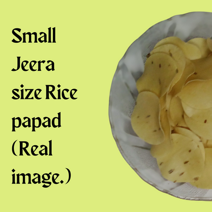 Rice Papad kichiya, Chawal khichiya, (MACHINE MADE) - Small size