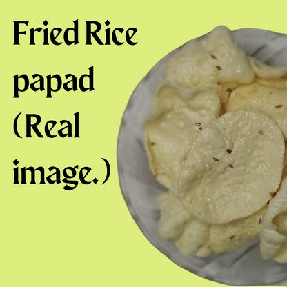Rice Papad kichiya, Chawal khichiya, (MACHINE MADE) - Small size