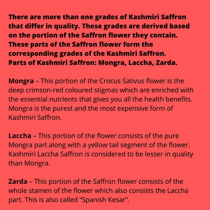 Kesar mongra saffron from kashmir