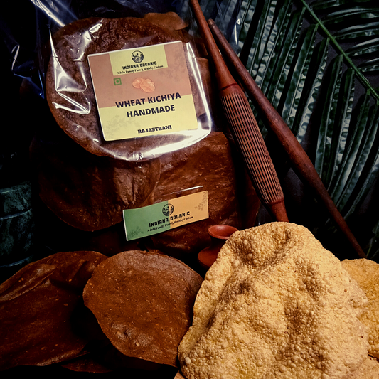 Wheat kichiya papad, Authentic handmade traditionally, (गेहूँ खिचिया पापड़)