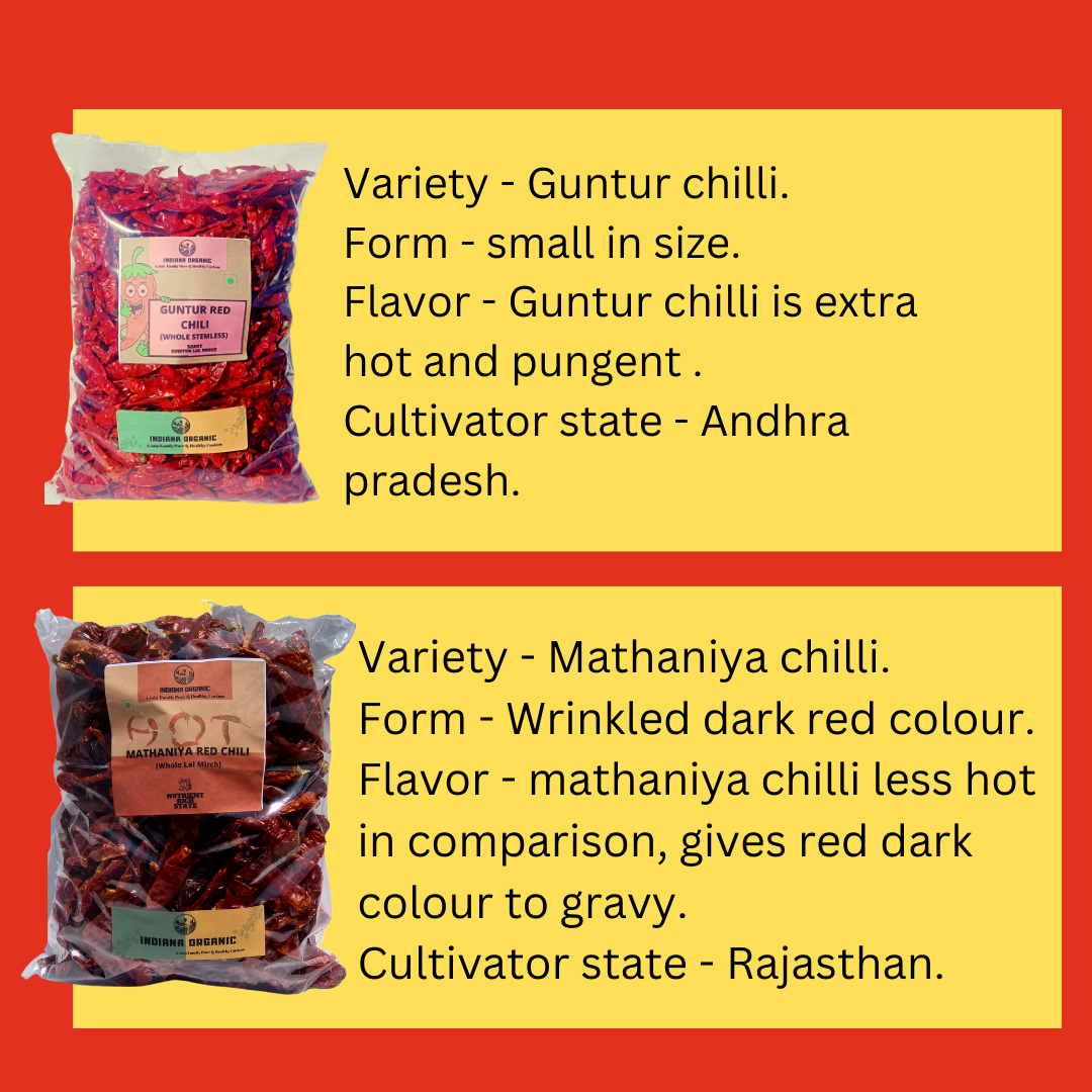 Guntur Red Chilli whole sabut