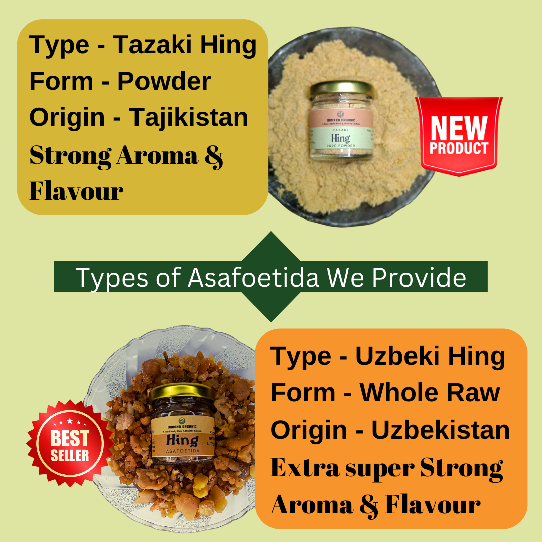 100 % Pure Asafoetida Powder | Gluten free pure powder hing  (100 % शुद्ध पाउडर हिंग)