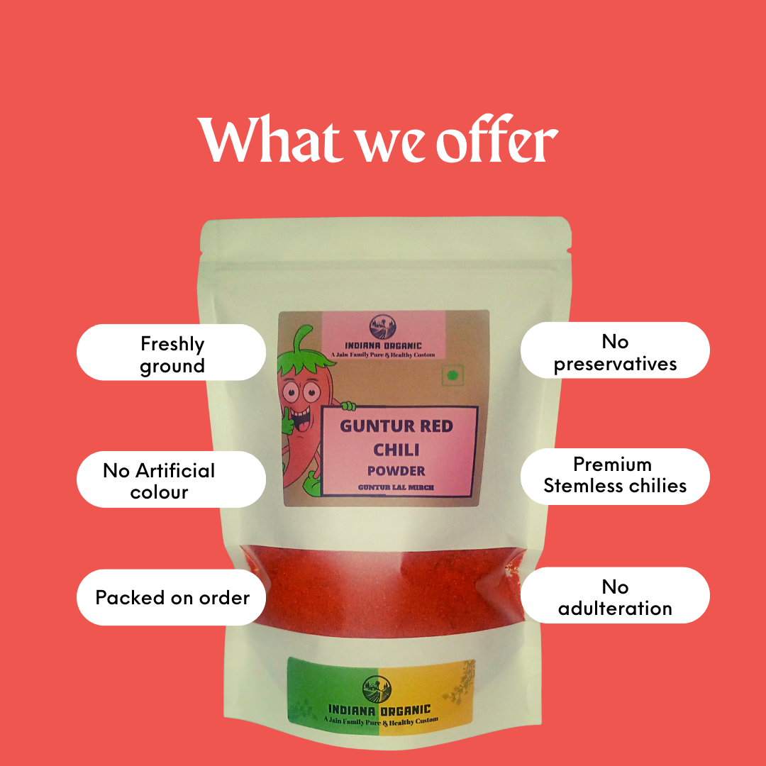 Guntur chilli powder, extra hot chili powder