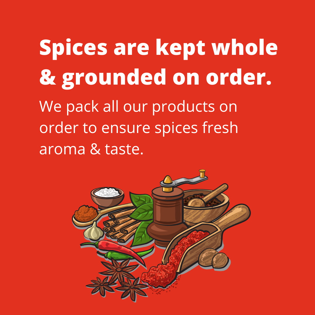 Red chili powder  -  Medium Spice, Vibrant Red Color, Freshly Ground