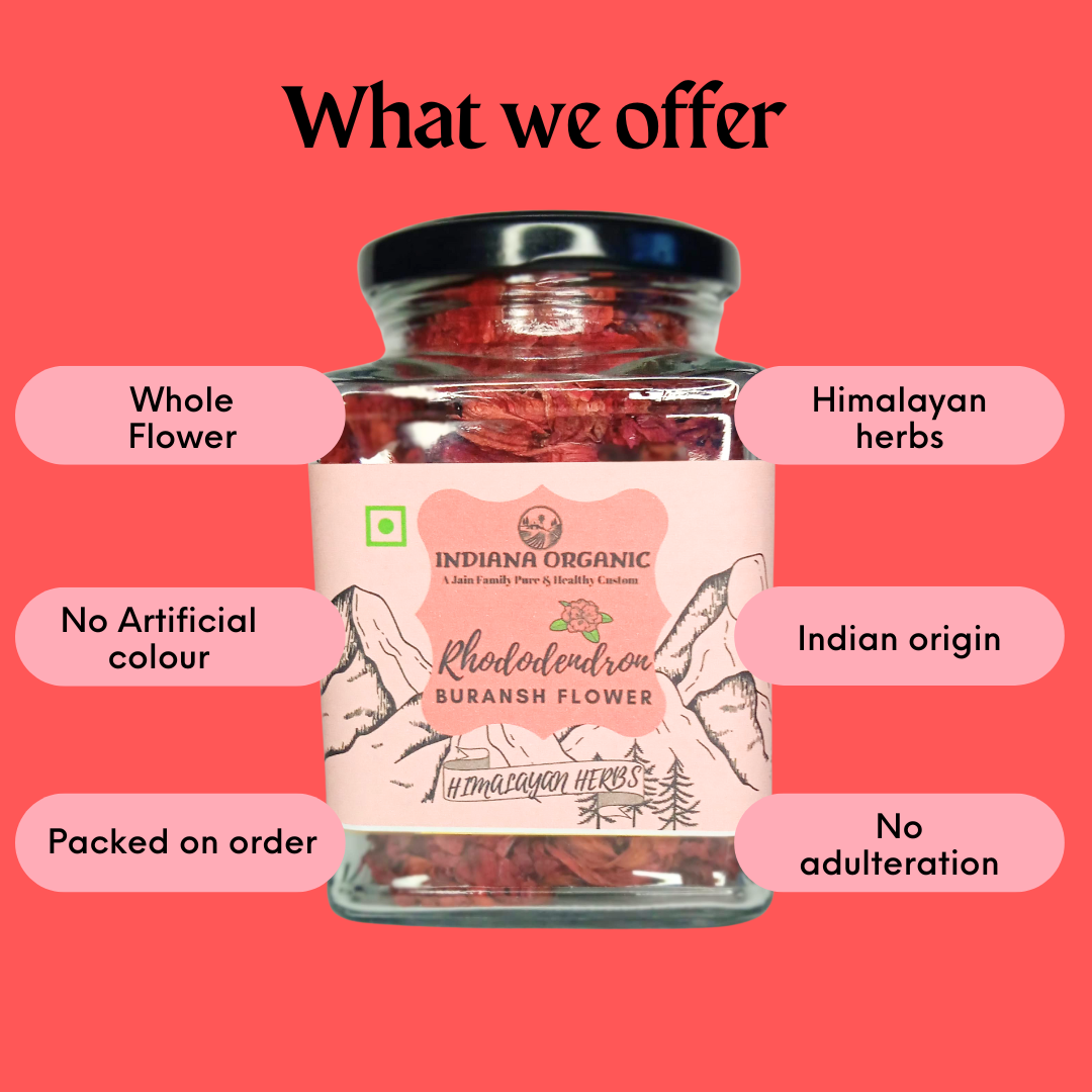 Rhododendron Flower Tea | Whole Leaf Buransh Flower