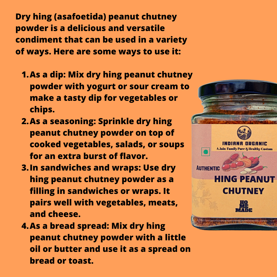 Dry Hing Peanut chutney powder