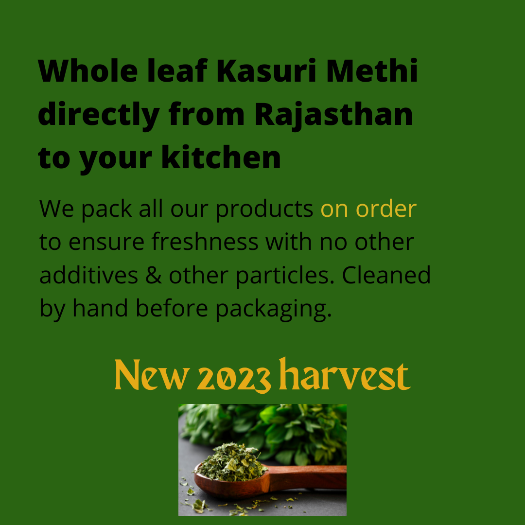 Kasuri methi leaves - 2024 harvest