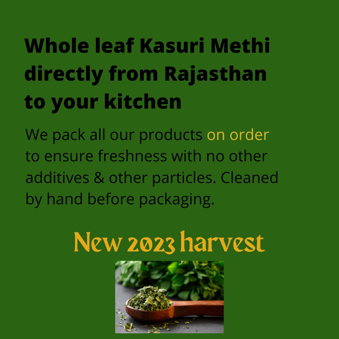 Kasuri methi leaves - 2023 harvest