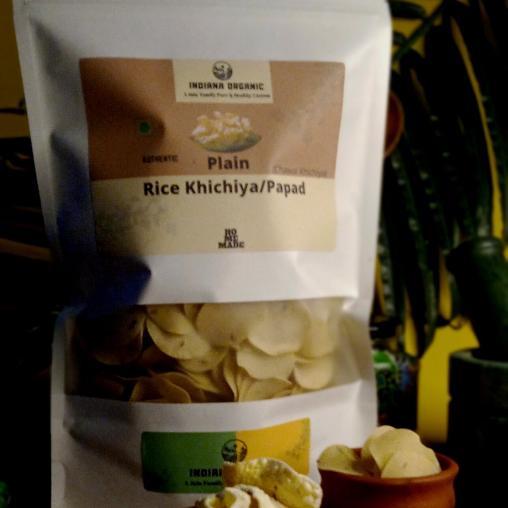 Rice Papad kichiya, Chawal khichiya, (MACHINE MADE) - Small size