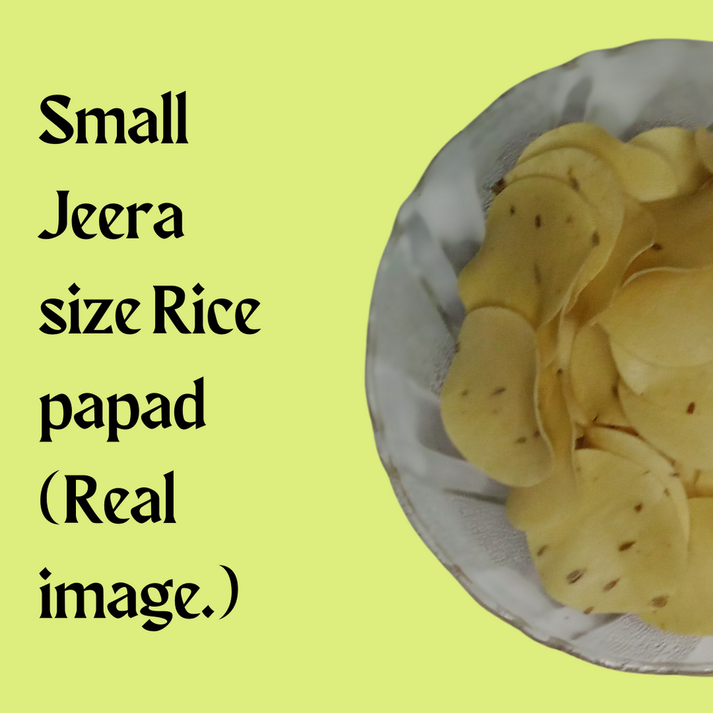 Rice Papad kichiya, Chawal khichiya, (MACHINE MADE) - Small size