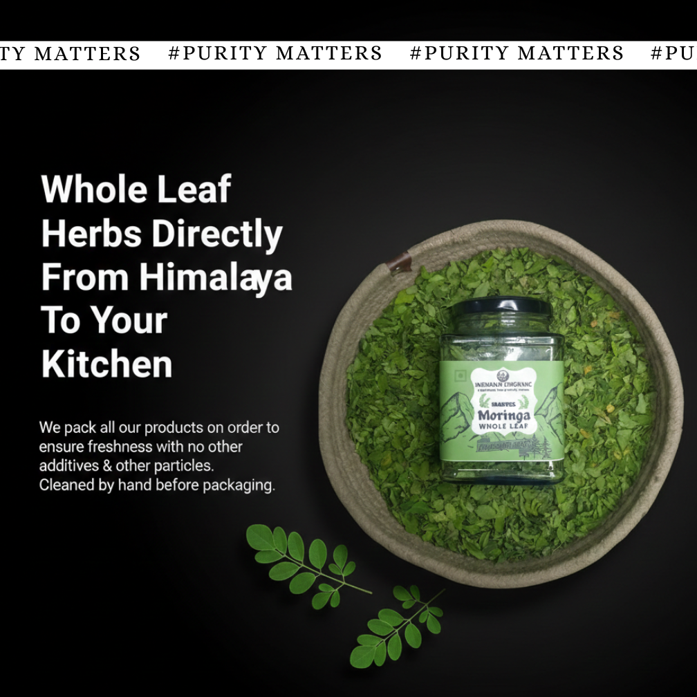 Premium Moringa Whole Leaf (Sabut Patta)