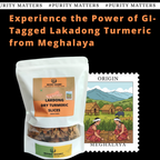 Lakadong Dry Turmeric Slices | GI-Tagged Meghalaya Lakadong Haldi