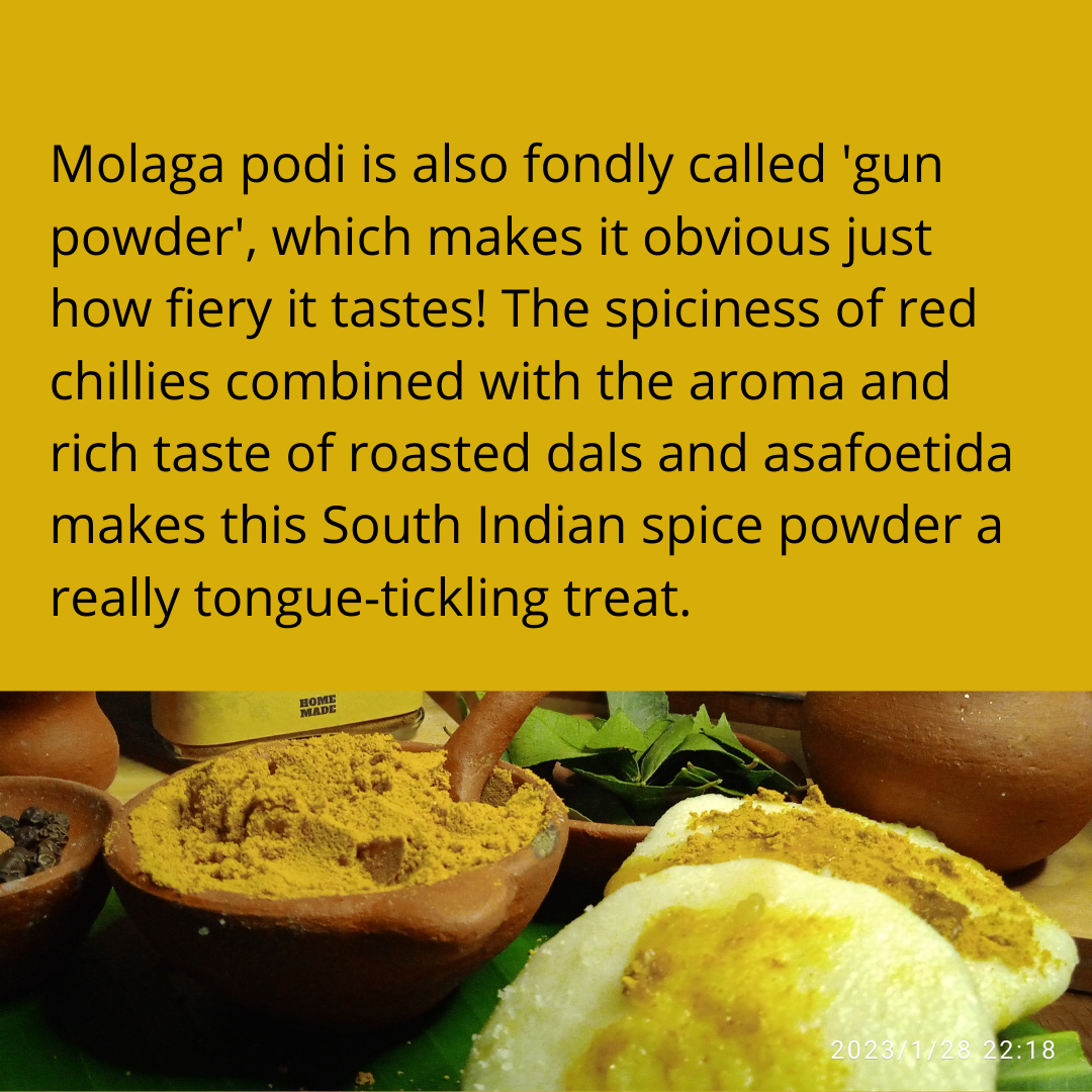 Molaga podi powder, Andhra Gun Powder