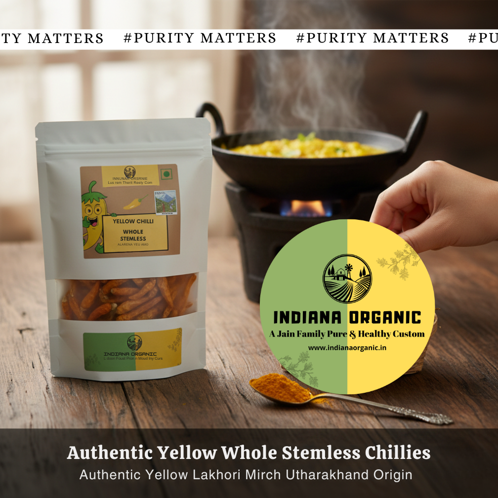 Yellow chilli whole, lakhori almora chilli