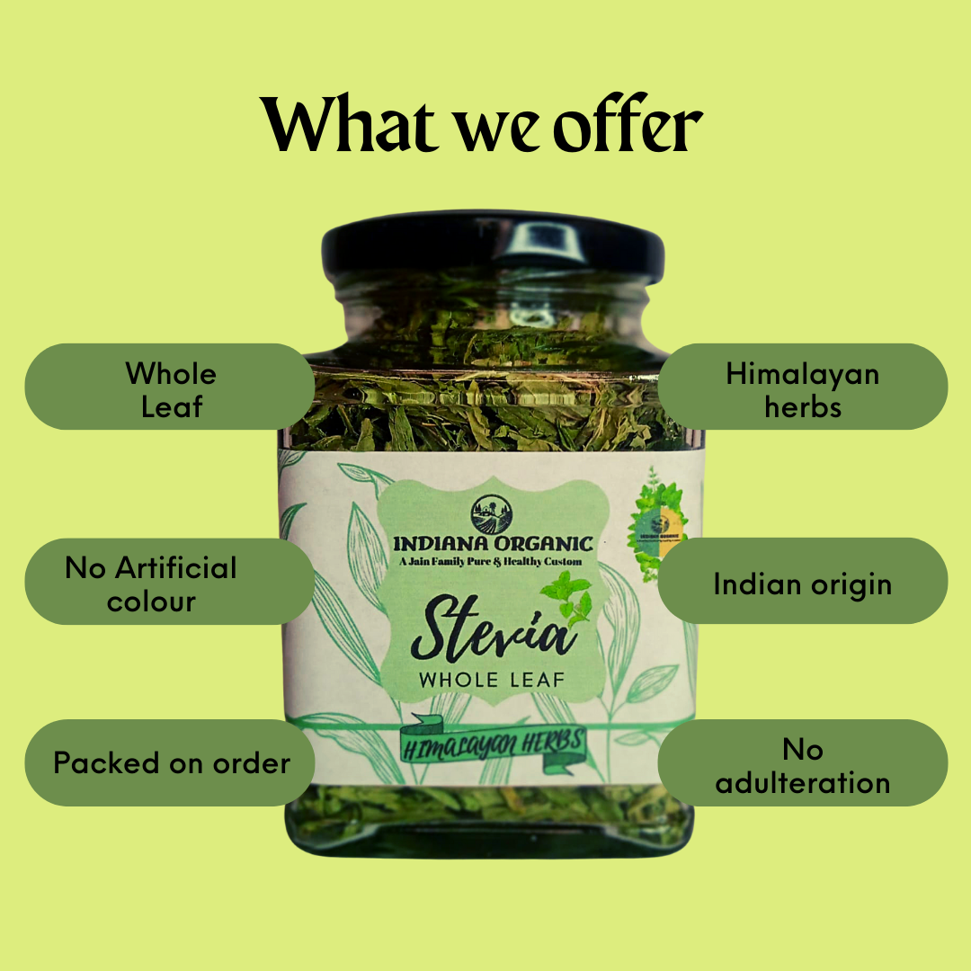 Stevia Whole Leaf, Natural  Sweetener