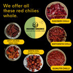 Bhut Jolokia Chilli Whole 25 Grams | Ghost Pepper | Naga Chili | King Chillies | Raja Mirchi