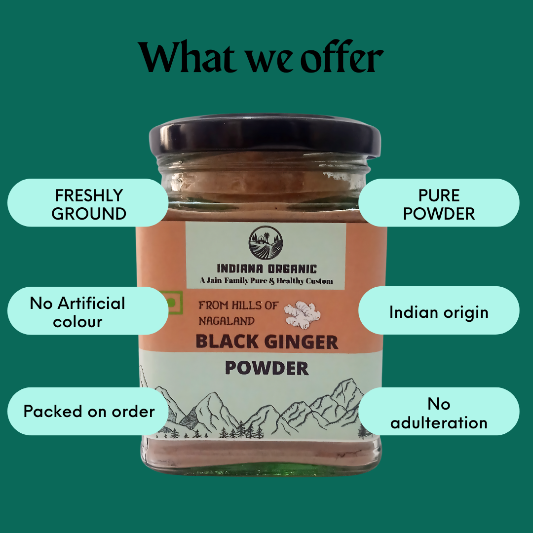 Black ginger powder, Kaali adarak powder