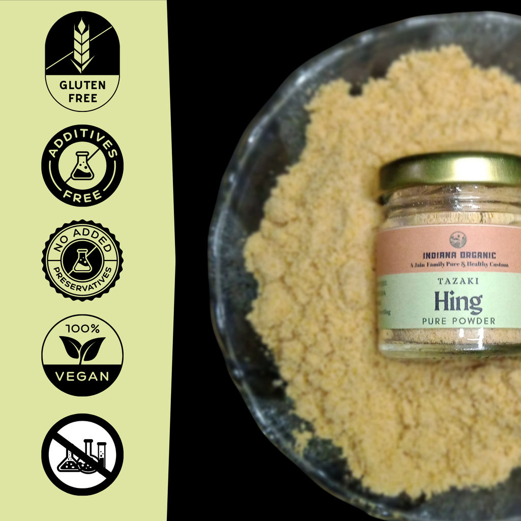 Pure Asafoetida Powder | Gluten free pure powder hing | No wheat or maida mix