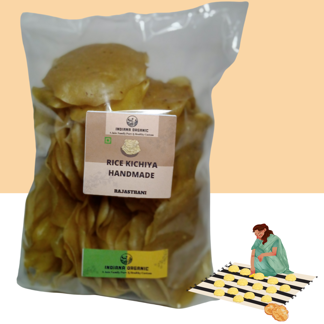 Rice kichiya papad, Authentic handmade traditionally, (चावल खिचिया पापड़)