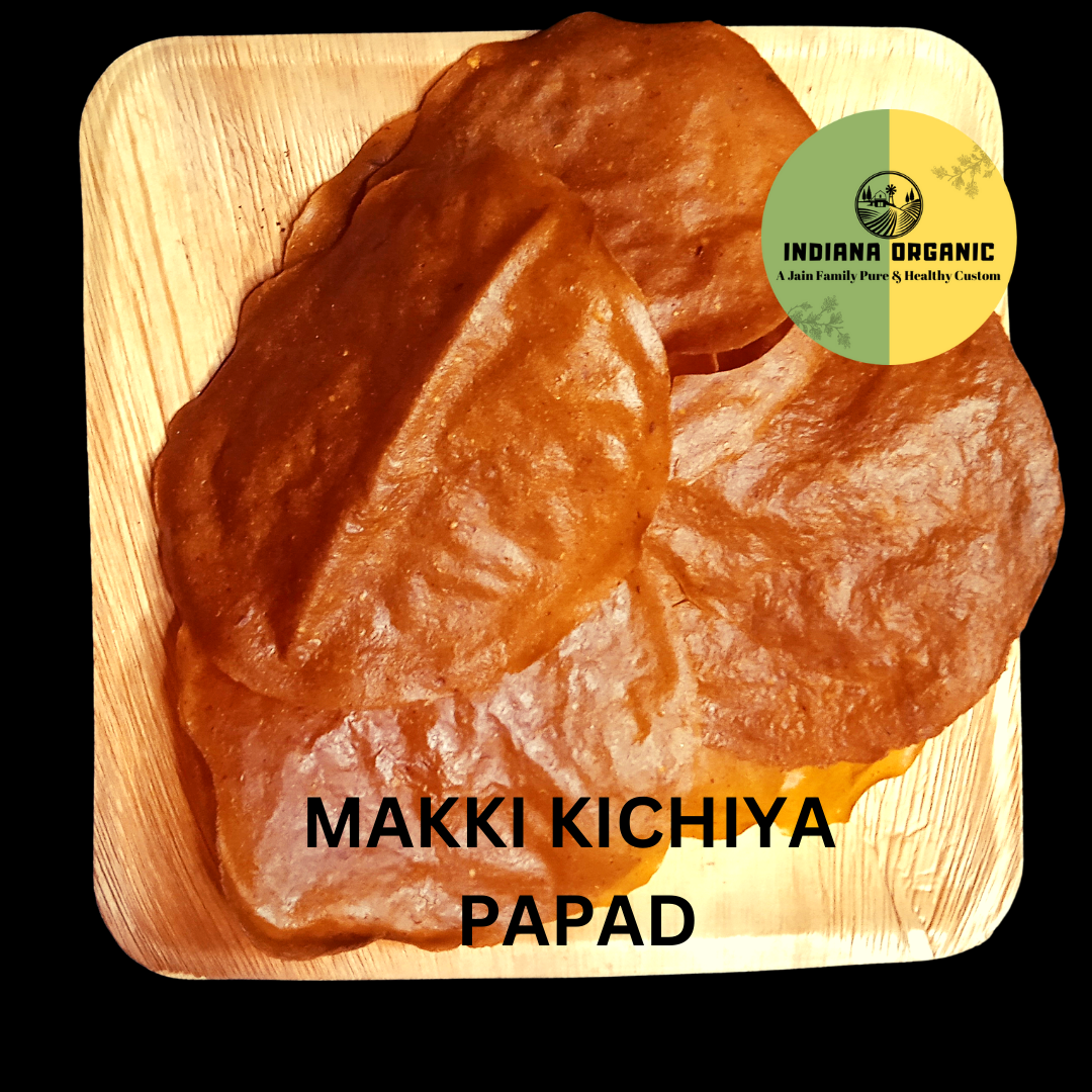 Maize kichiya papad, Authentic handmade traditionally, (मक्का खिचिया पापड़)