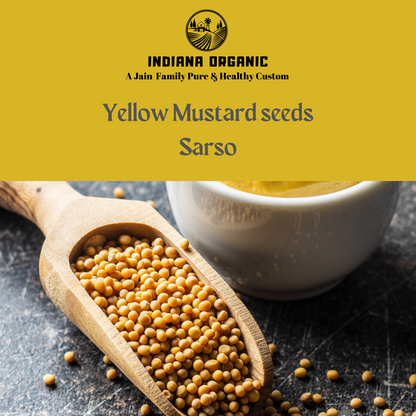 Yellow mustard seeds, Sarso