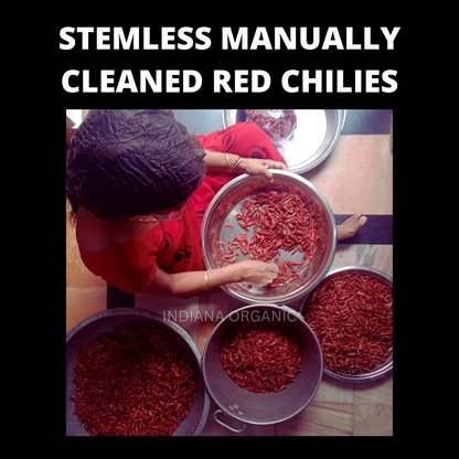 Kashmiri Chilli Powder - Deep Red Colour, Mild Flavor | kashmiri Stemless lal mirch powder