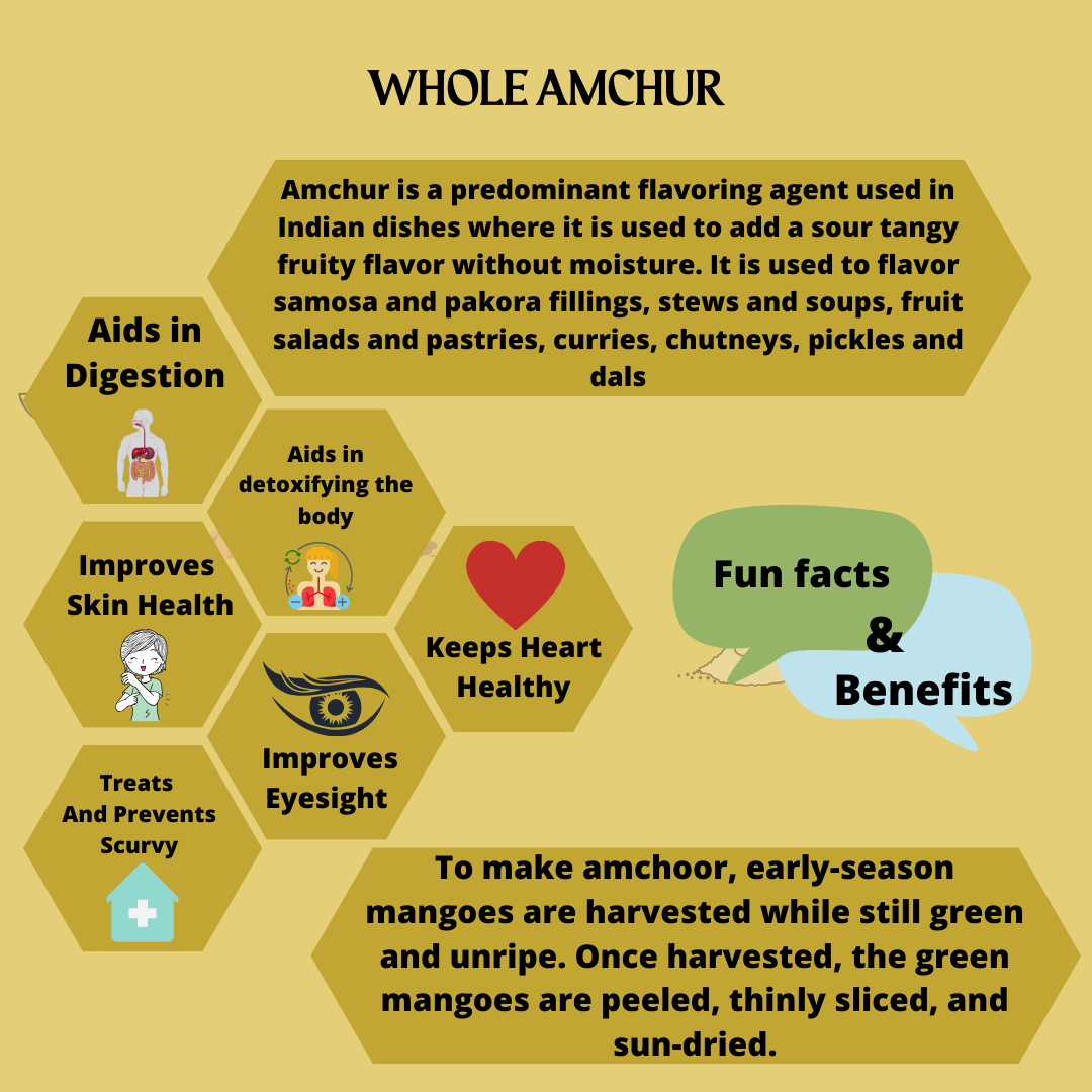 Sabut Amchur whole dry mango