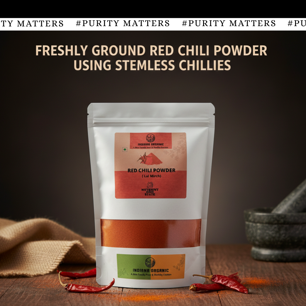Freshly Ground Red Chili Powder (Lal Mirch) | Pure, Medium heat level