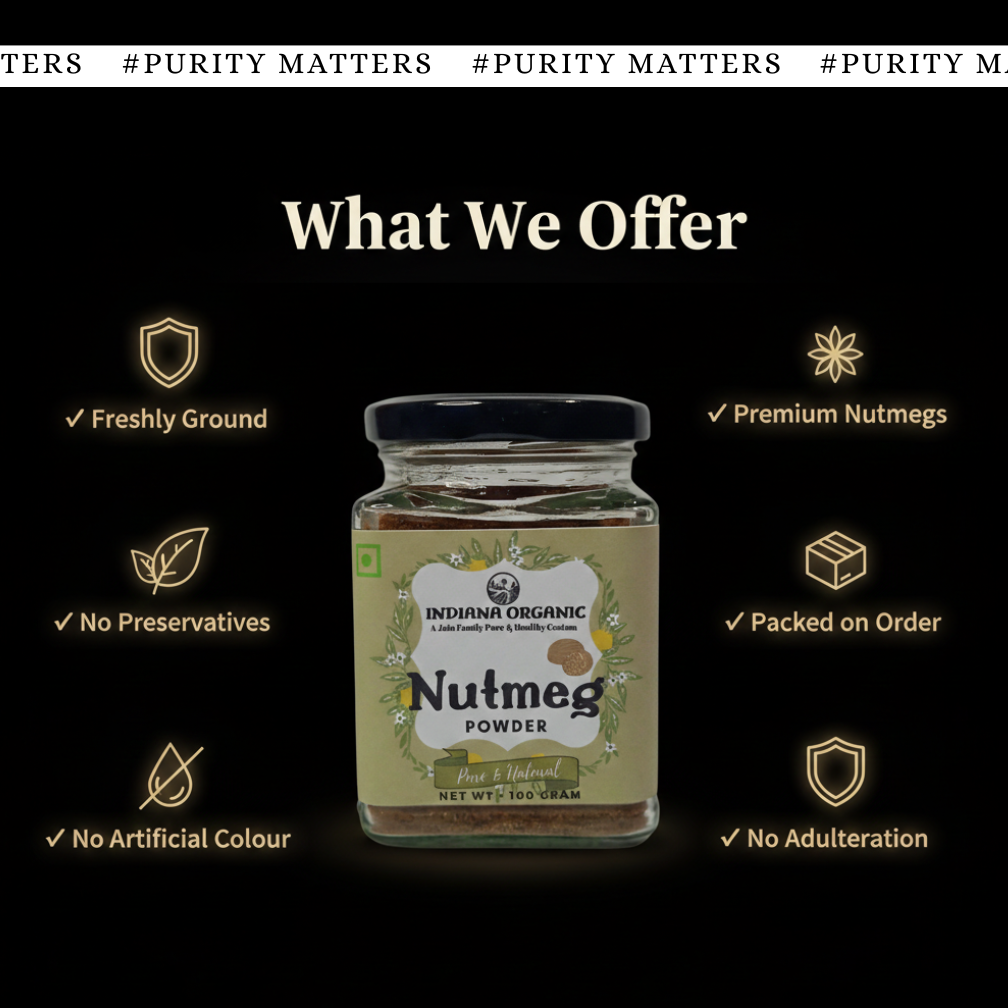 Nutmeg Powder - Premium Jaiphal Powder for Culinary and Medicinal Uses
