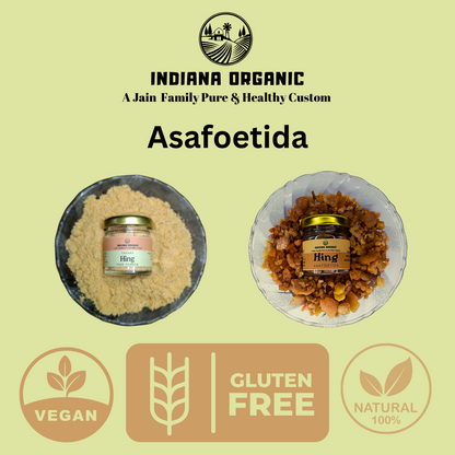 Pure Asafoetida Powder | Gluten free pure powder hing | No wheat or maida mix