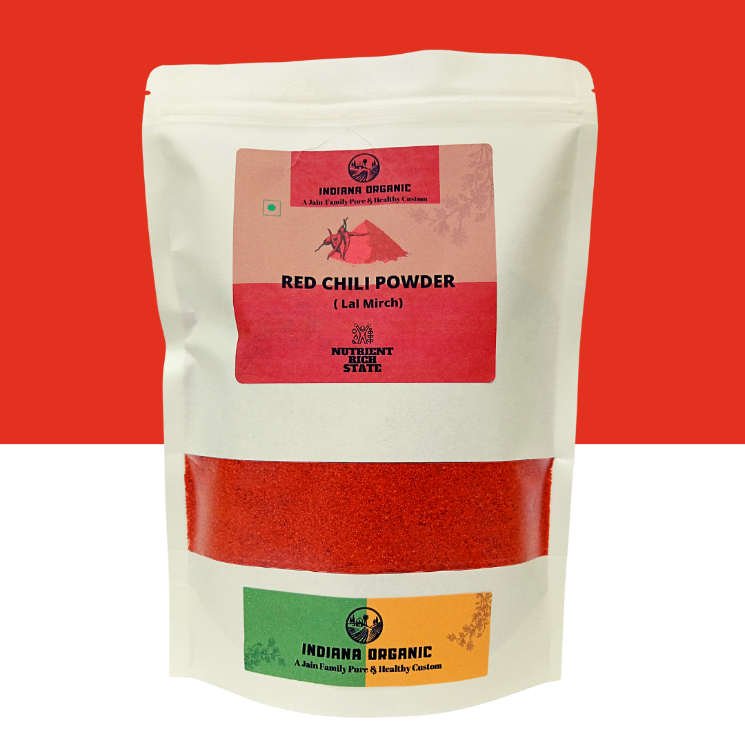 Red chili powder  -  Medium Spice, Vibrant Red Color, Freshly Ground