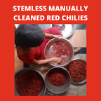 Red chili powder  -  Medium Spice, Vibrant Red Color, Freshly Ground