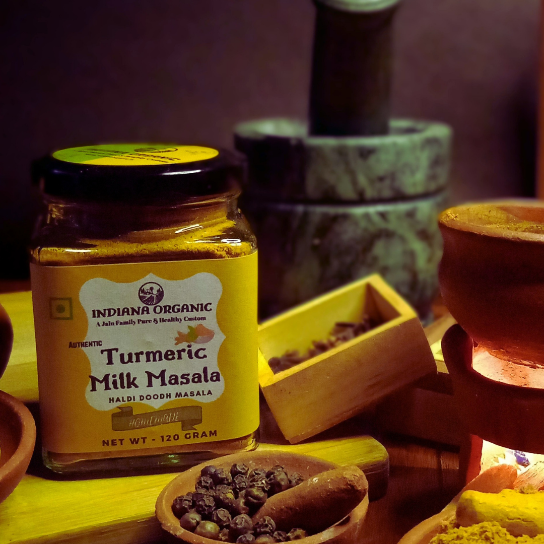 Turmeric golden milk masala powder (हल्दी मसाला दूध )