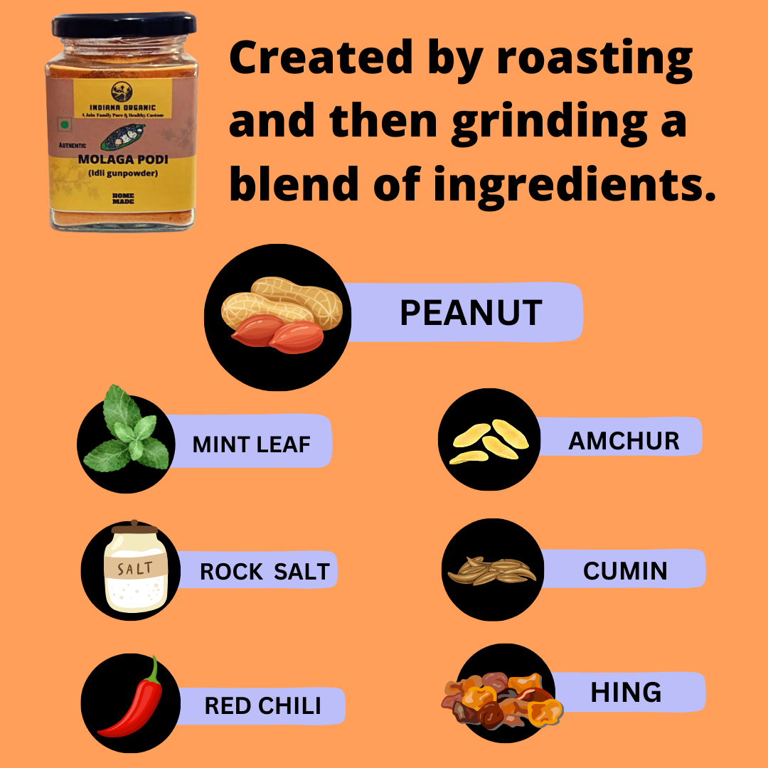 Dry Hing Peanut chutney powder