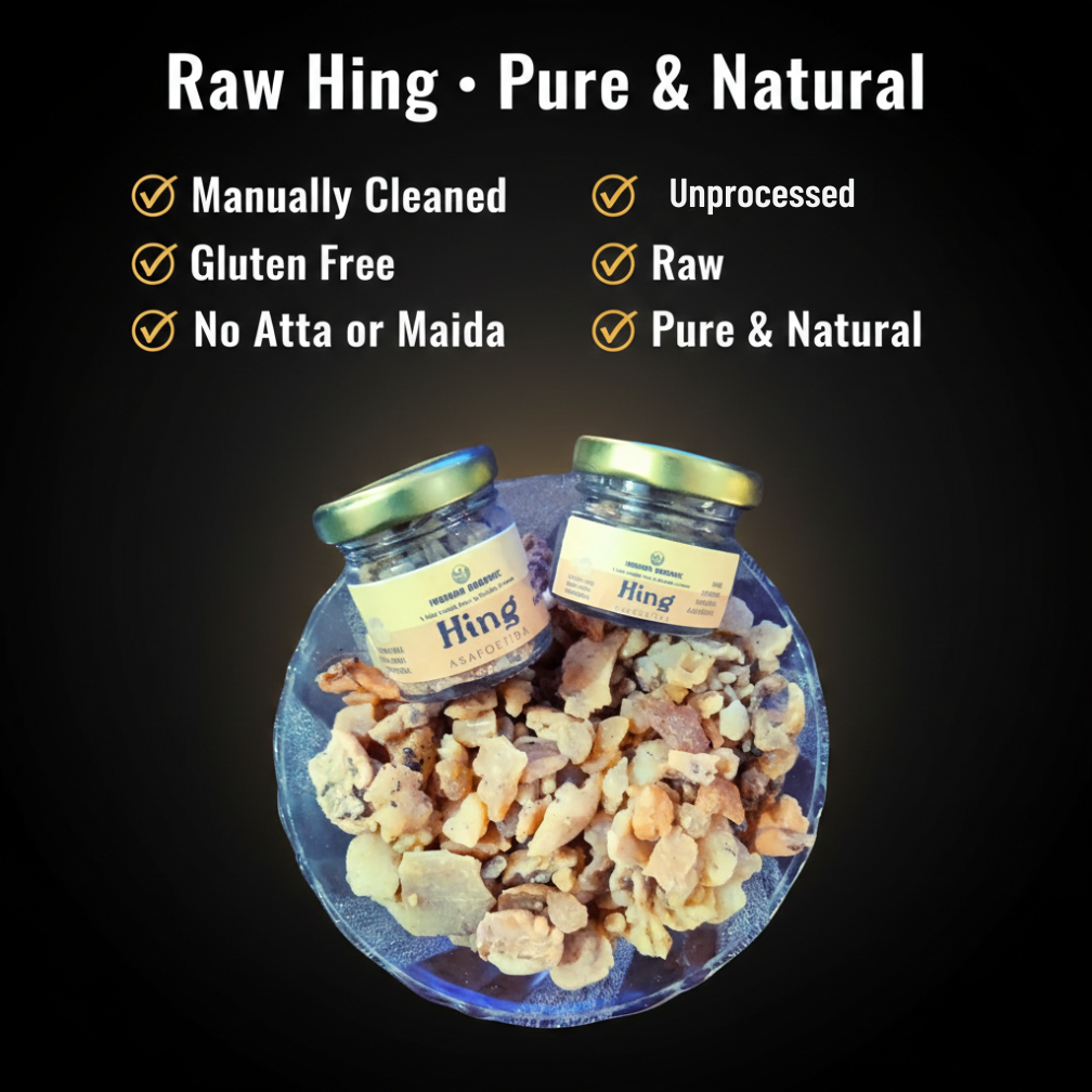 Asafoetida Gluten free pure whole hing | Raw resin crystal Hing | Perungaayam  | Kāyaṃ - INDIANA ORGANIC