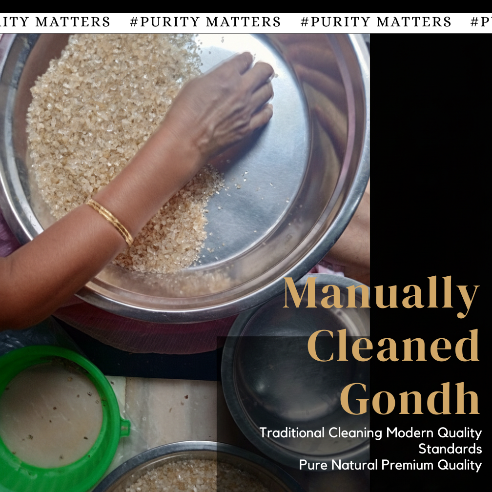 Premium Dhawra Gond (Dhawda Gond) – Natural Edible Gum for Gond Laddoo & Panjiri