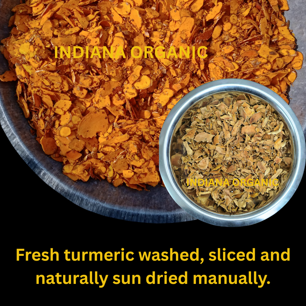 Wild turmeric whole dried slices
