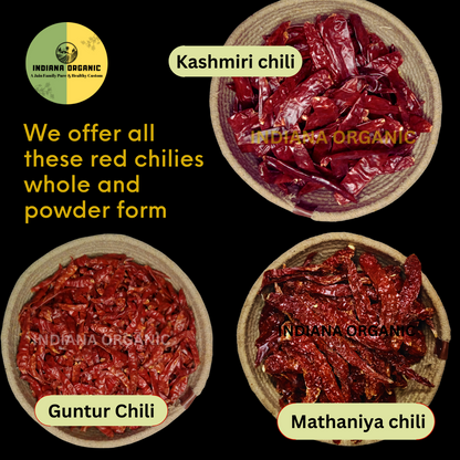 Mathania whole red chilli from Rajasthan