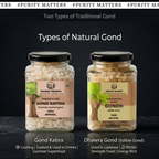 Gond katira | tragacanth Crystals | 100% Natural | badam Pisin Almond